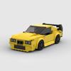 MOC Building Blocks - Compatible with Lego: BMW E36 Yellow Racing Car Assembly