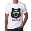 Мужская футболка с рисунком Beast Skull - Bear Scary Gift Shirt для мужчин