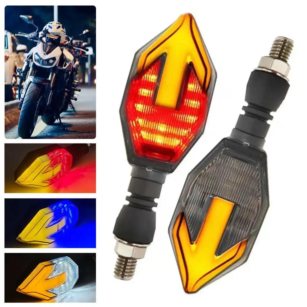 12V LED Motorcycle Indicators Flowing Turn Signal Lights Motorbike Turning Indicators Bulbs for Motorcycle Motorbike Accessories