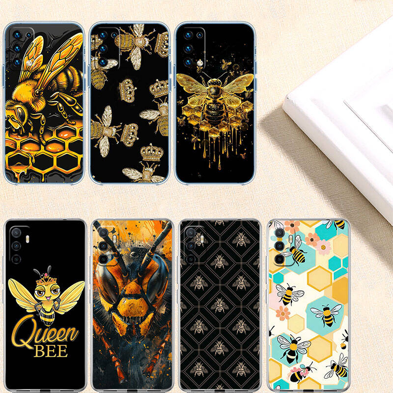MH20 Мультяшный чехол с пчелами для Motorola E7 G6 G7 G8 G9 Plus Power Play G10 G20 G04 E30 E40 E22 E20 E13 E15 G22 G23 G05 G75 G35 G55