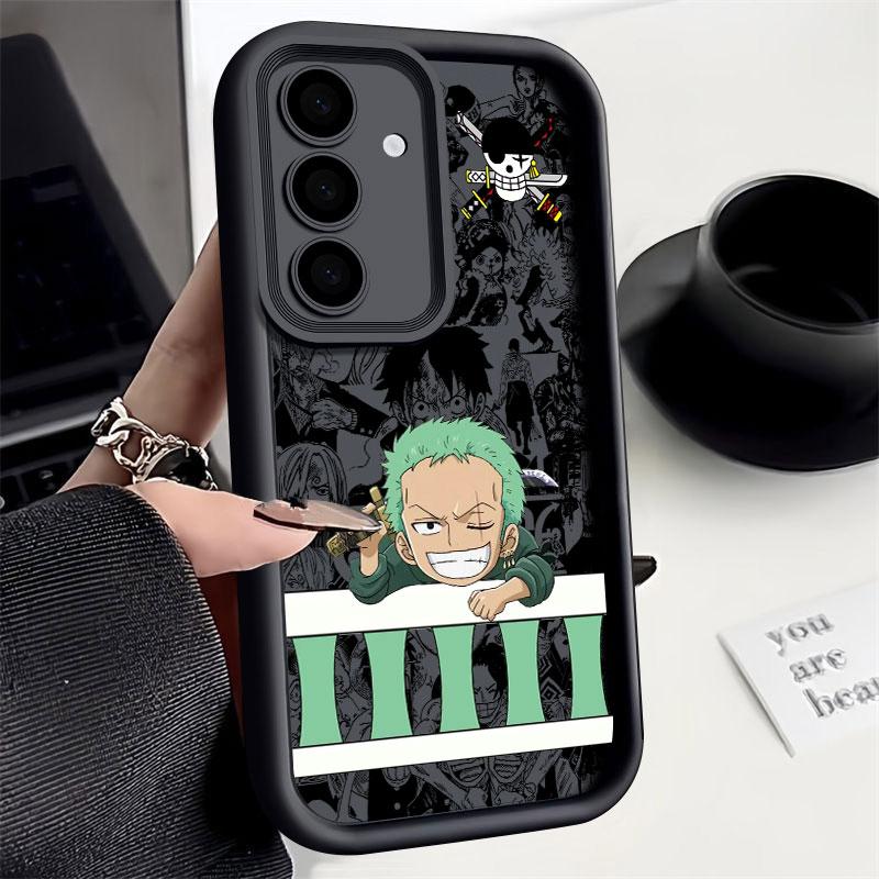 Чехол для телефона с аниме One P-Pieces Зоро для Samsung S26 S25 S24 S23 S21 S20 Ultra Шанкс для Galaxy S25 S24 FE S26 Plus Силиконовый чехол