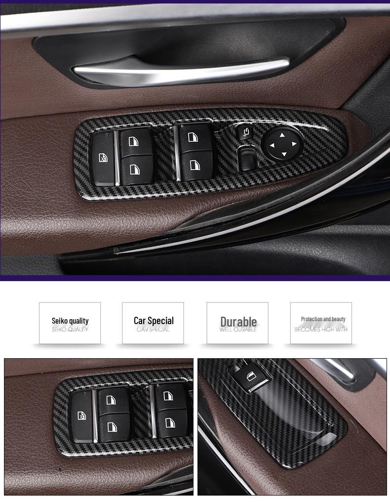 BMW 1, 3 Series, 3GT, X1 Window Switch Frame Sticker for Interior Modification