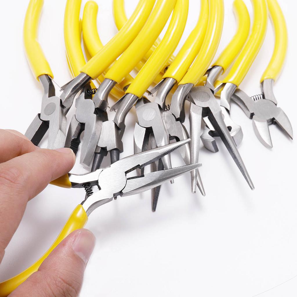 Мини-плоскогубцы DIY Маленькие инструменты для ювелирных изделий 5 дюймов Диагональные плоскогубцы Круглые Изогнутые Иглогубцы Кусачки Рукоделие Бисероплетение Ручная работа