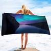 Aurora Printing Series Seaside Vacation Beach Towel Swimming Bath Towel Microfiber Sports Towel