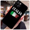 Italy Flag Case For iPhone 14 Pro Max 16 15 11 12 13 17 Pro Max mini 15 16 Plus 16e 17 Air Phone Cover