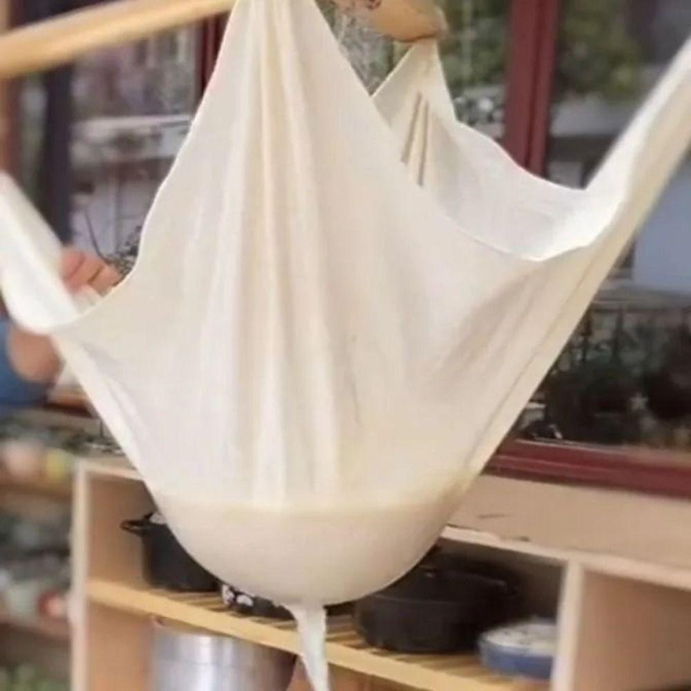 Фильтрующее полотно для пароварки с изолирующей крышкой, хлопчатобумажная марля, для тофу, сыра, с запирающим краем