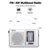 -R2011   AM FM Radio 2 Band Radio Receiver Portable ket Radio Built-in Spker w/ Hdphone   Telescopic