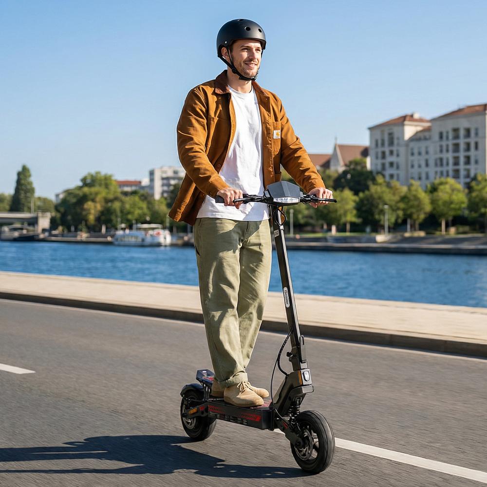 Foldable Electric Scooter iScooter iF1 45km/h Maximum Speed1200W Motor 48V 10Ah Battery Capacity 40–50 km Maximum Range