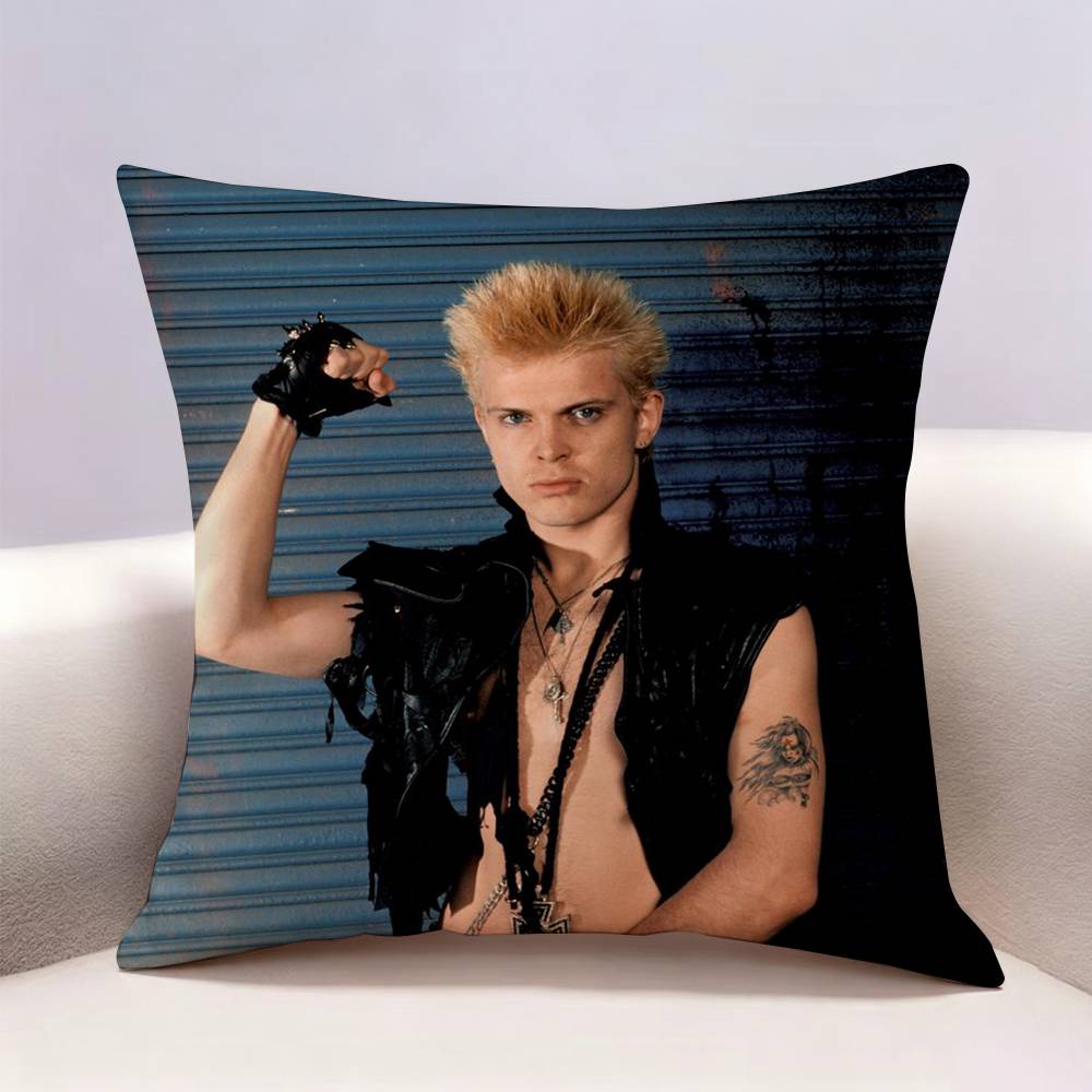 Singer BBilly Idol Doublesided print Pillow Case for Sofa Living Room Home office Decor Protective Cover