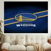 1pc Golden State Warriors logo Tapestry, Living Room, Bedroom, Office, Party Decor, Ideal Festive Gift