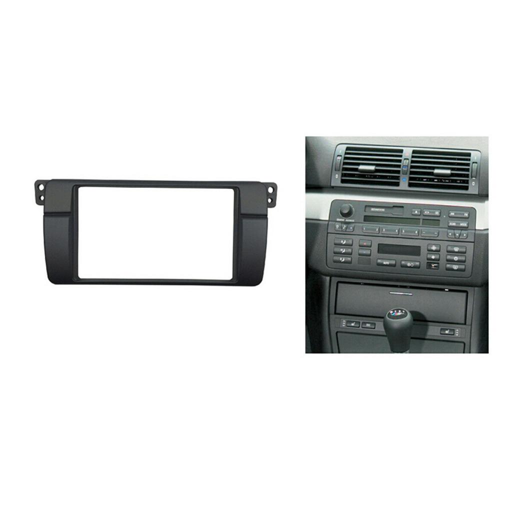 180*105 мм открывающаяся панель Double Din для BMW 3 серии E46, радио, DVD, стереопанель, комплект отделки приборной панели, установка GPS-навигатора
