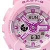 Casio Женские часы Baby-G BA-110YK-4AJF [модель BABY-G Y2K Style] круглые часы из смолы цифровые аналоговые