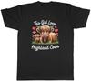 This Girl Loves Highland Cows Mens T-Shirt Tee Gift Top
