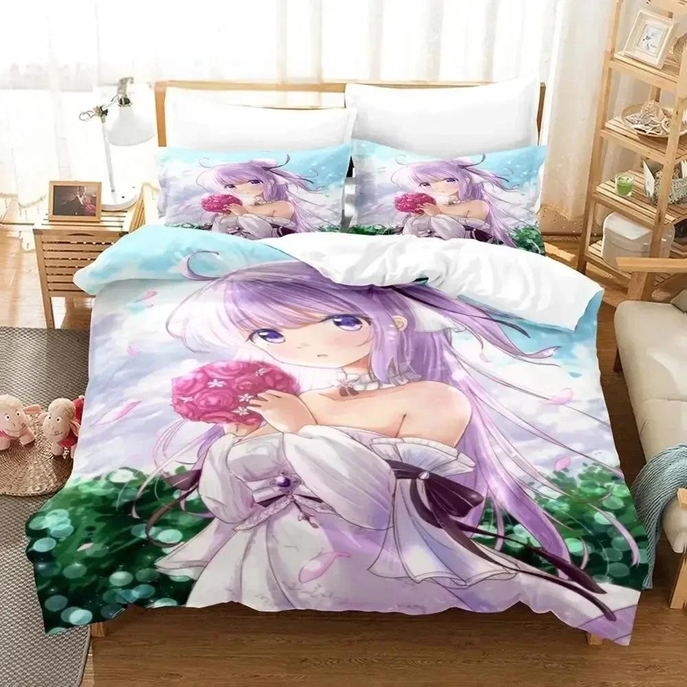 Anime - Azur Lane 3D Bedding Set Single Twin Full Queen King Size Bed Set Adult Kid Bedroom Duvetcover Sets Bed Sheet Set