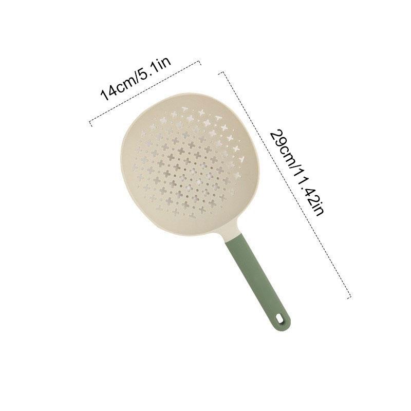 1/3 шт. большая ложка-дуршлаг с прорезями для спагетти, пасты, сервировочная ложка с отверстиями, термостойкий пластик, кухонная готовка