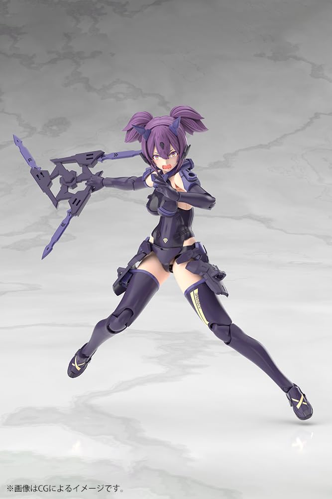 Kotobukiya Megami Device Асура Ниндзя Сузу Кагэи Полный Комплект, Высота Около 140 мм, Пластиковая Модель-Конструктор в Масштабе 1/1