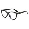 Fashion Black Cat Eye Glasses Gradient Color Butterfly Frame Anti Blue Light Glasses Women Men Optical Eyeglasses