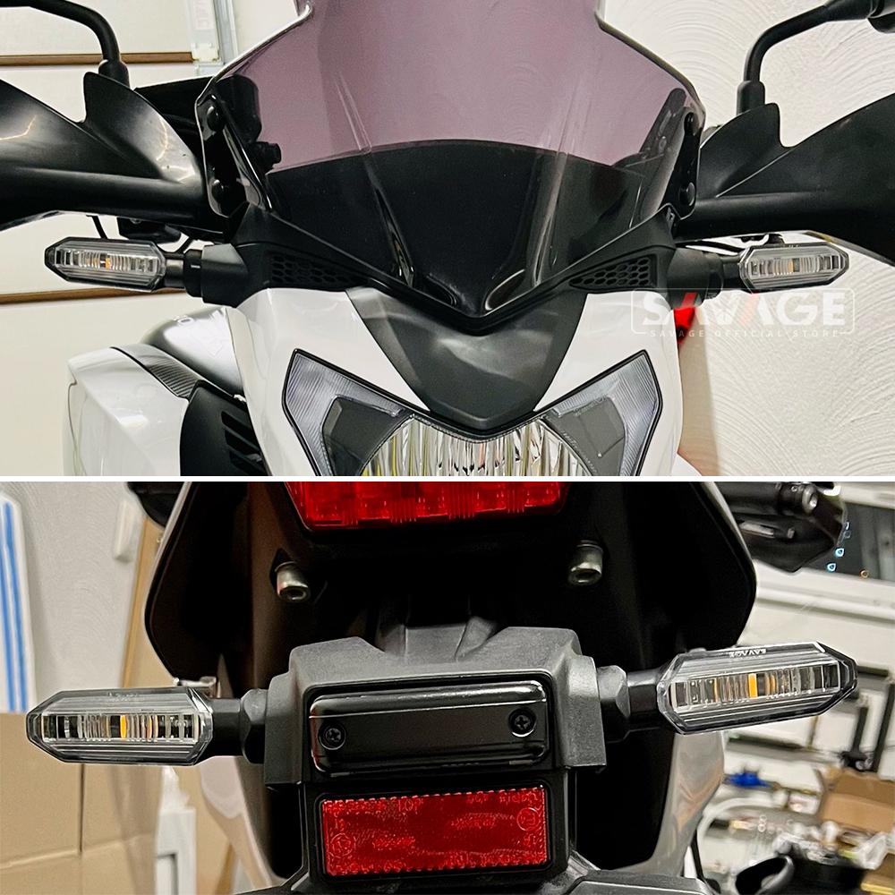 LED Turn Signal Light For HONDA NC700 NC750 S/X/DCT CTX700 CBR650F CB650F CBR600RR Rebel 300 500 Motorcycle Indicator Flasher