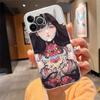 Чехол для телефона для iphone 17 Pro Max Air 16 15 14 13 Pro Max 15 16 Pro 15Plus Японский стиль Арт Волна