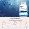 Cod liver oil capsules, lower blood lipids, support bone and vision health, 120 capsules