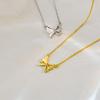 Butterfly Clavicle Chain Women's Light Luxury Niche Forest Necklace New Summer
