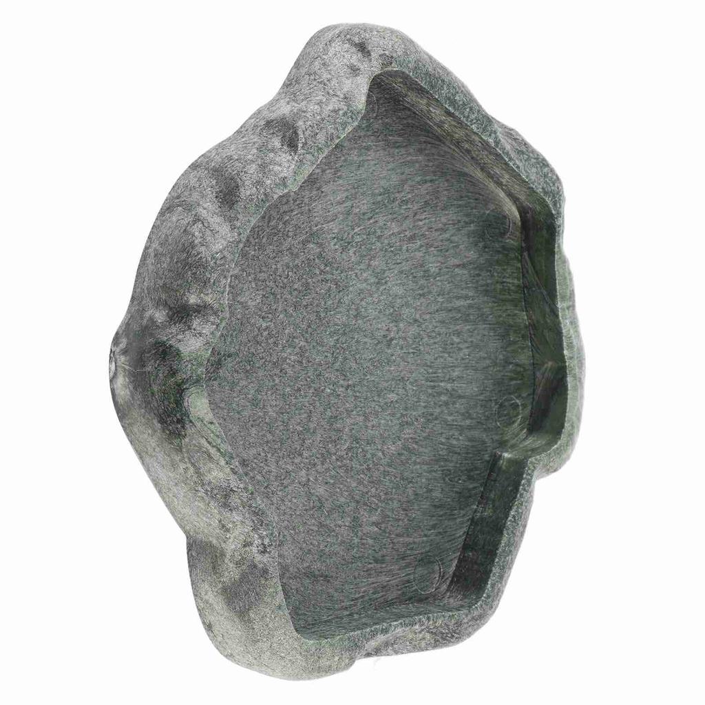 ABS Resin Durable Reptile Rock Food and Water Dish Feeder Bowl for Tortoise Lizard