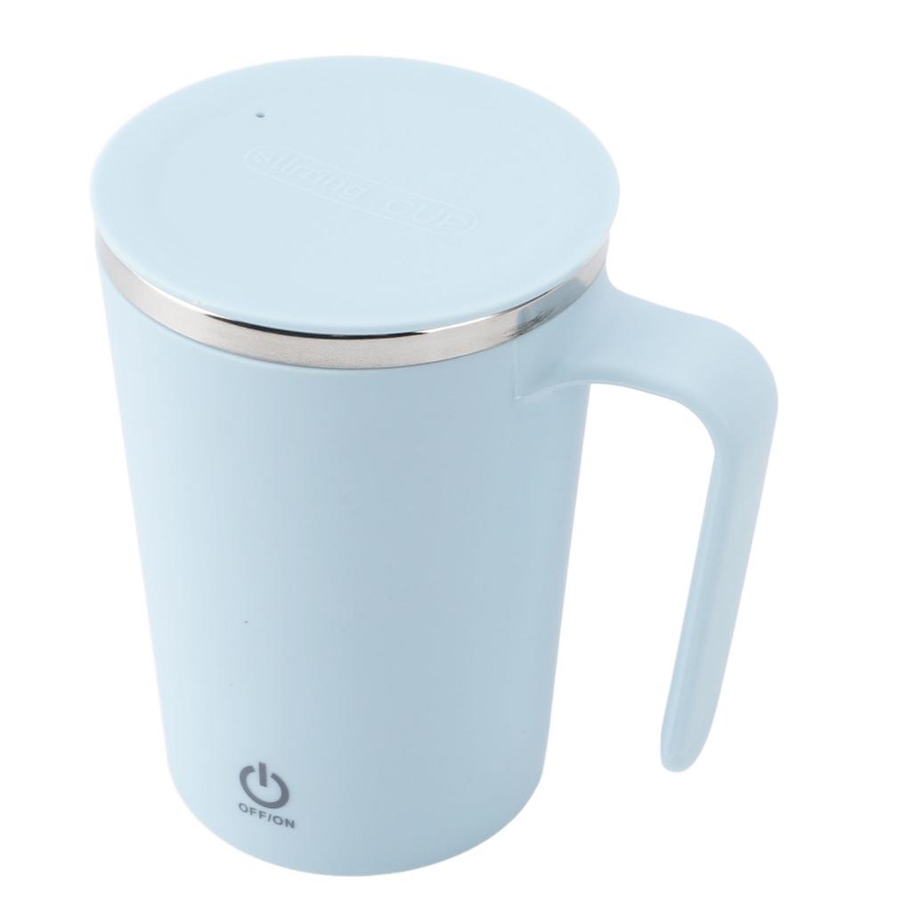 Self Stirring Coffee Mug Rechargeable with Lid Stainless Steel Portable Electric Magnetic Automatic