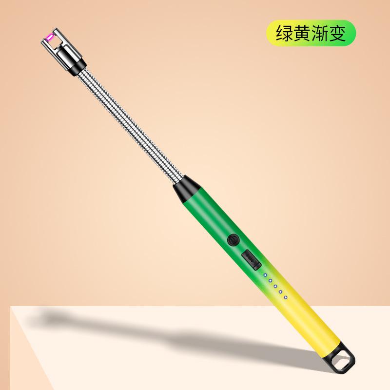 Kitchen USB Electric Arc Lighter Rechargeable Windproof BBQ Flameless Plasma Candle Long Lighters Hose Gas Stove Ignition Gun
