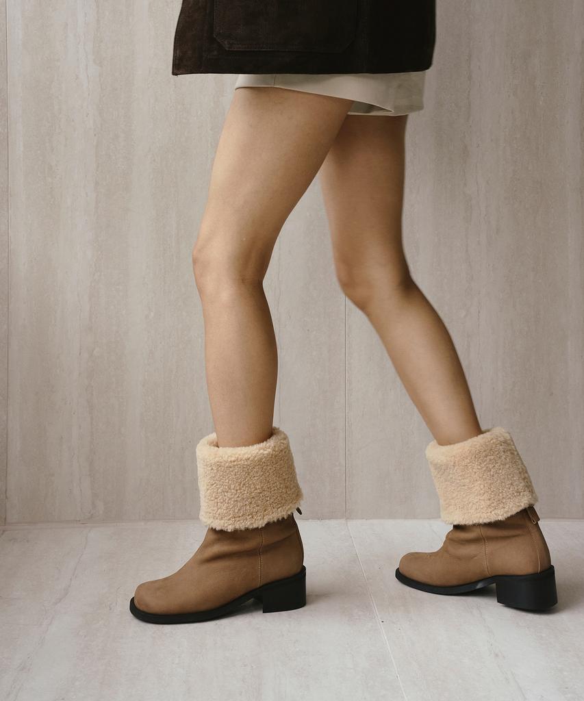 Twvp Mono Shearing Middle Boots (2 Colors) Mono Shearing Middle Boots 23F32