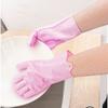 Dishwashing Gloves Kitchen Brush Pot Washing Silicone Cleaning Gloves Heat Insulation and Wear Resistance Kitchen Housework Cleaning Gloves