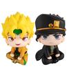 Дио Брандо Фигурка JoJo Аниме Джотаро Кавайный Вид Фигурка Коллекционная Модель Кукла Игрушка Подарок Q золотая мировая версия вверх Подвижная Сочлененная Масштаб