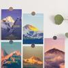 20 листов открыток с изображением заката Цзиньшань - высококачественные литературные и романтические пейзажные настенные наклейки, идеально подходят для украшения атмосферы и украшения ручного счета