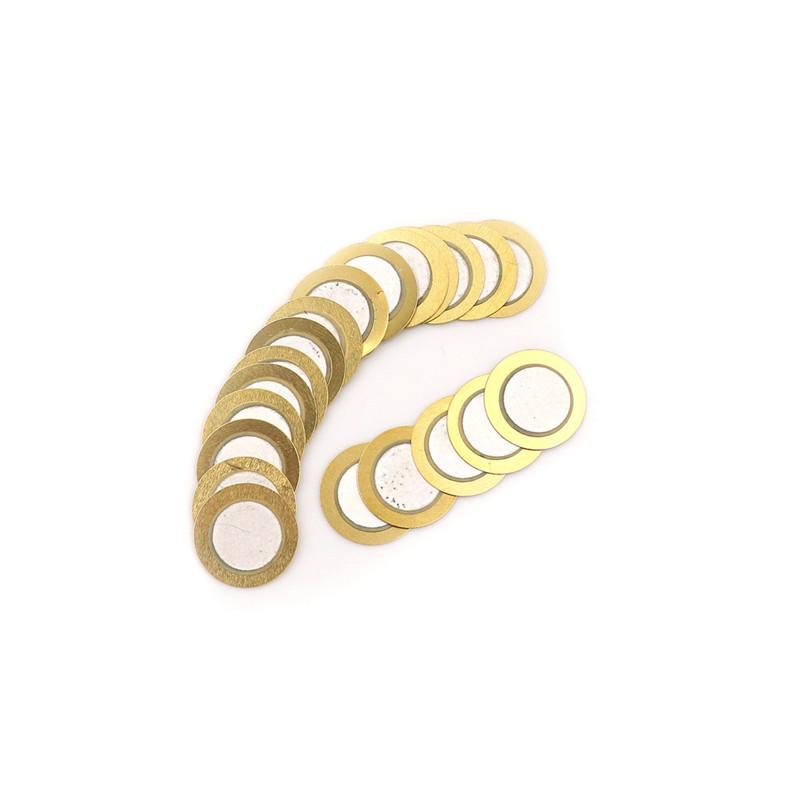 20 шт 15 мм пьезоэлементы звуковой датчик триггер барабанный диск медный