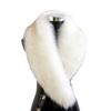 Women Winter Scarf Cozy Fuzzy Imitation Solid Color Fur Soft Lightweight Thickened Warm