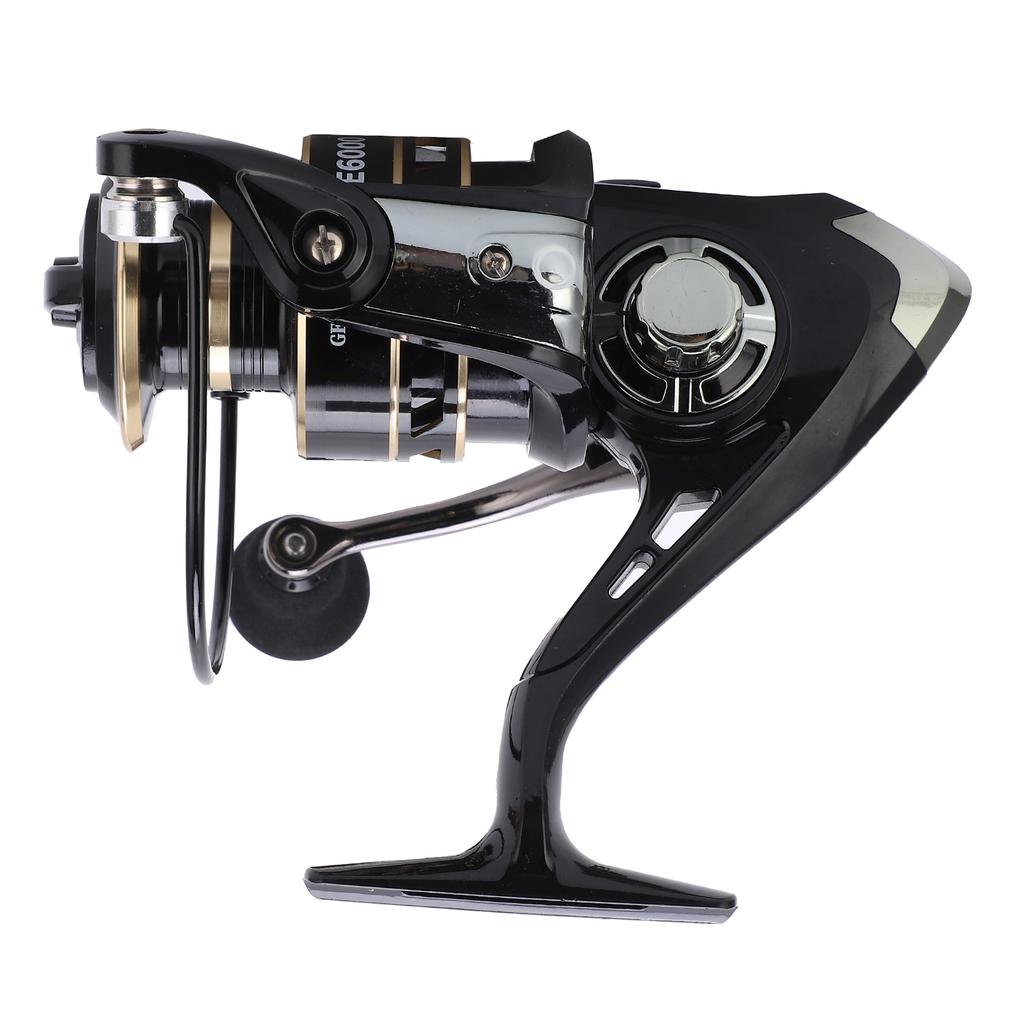 5,2 : 1 Гладкая металлическая спиннинговая рыболовная катушка с высоким передаточным отношением Аксессуары для рыбалки(АЕ6000 )