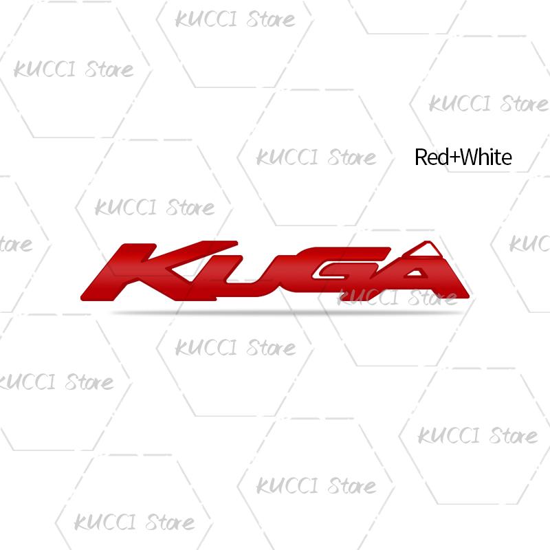 3D Car Sticker For Kuga Logo Lettering MK2 MK3 MK5 MK4 Hybrid Metal Emblem Badge Decals Decorative Accessories