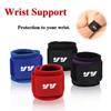 1 шт. Регулируемые мягкие напульсники Поддержка запястья Бандажи Для спортзала Спорт Баскетбол Карпальный протектор Дышащая обертывающая лента Ремешок Безопасность
