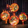 Traditional New Year Portable Lantern Children Handheld Lantern  Spring Festival Supplies