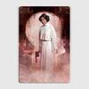 Leia Organa Metal Plaque Poster Club Home Garage Club Vintage Wall Decor Tin Sign Poster