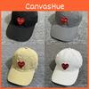 Baseball Summer Unisex Cap Heart Embroidered Outdoor Leisure Duckbill Cap