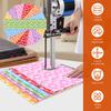 14Pcs Cotton DIY Craft Fabric Bundle Easy Cutting Flower Print Patchwork Fabric Set for Beginner and Professional Sewing Tool