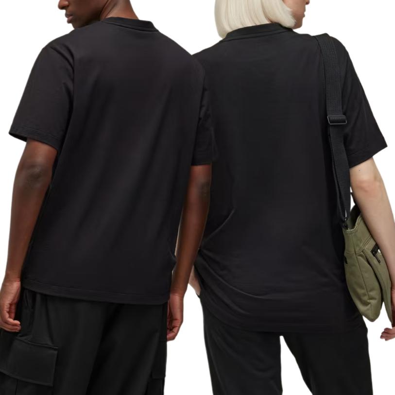 Y-3 Футболка с коротким рукавом, черные топы унисекс IW0066