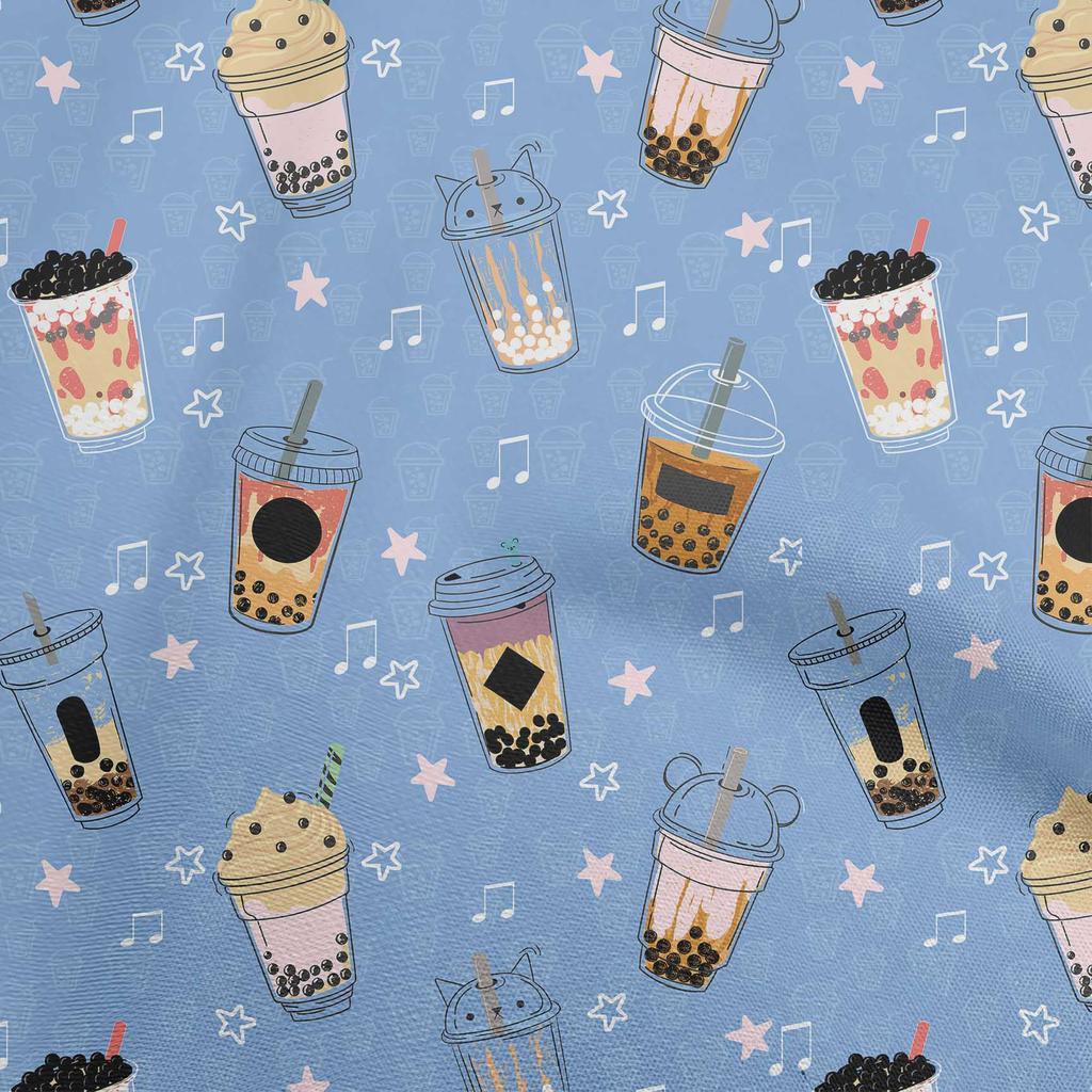 oneOone Хлопчатобумажная гибкая темно-бежевая ткань, материал для шитья мороженого, ткань с принтом в ярдах, 40 дюймов