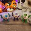 3PCS Colorful Eyeball Little Monster Ornaments Desk Decoration Ornaments Cute Resin Dolls Living Room Home Decor Accessories