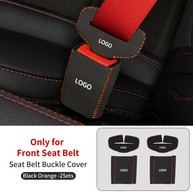 JEQS5 Car Seatbelt Buckle Cover Base Protector Case Accessories For Lexus IS250 IS200 CT200h GS300 LS430 RX450h LX570 IS300 ES