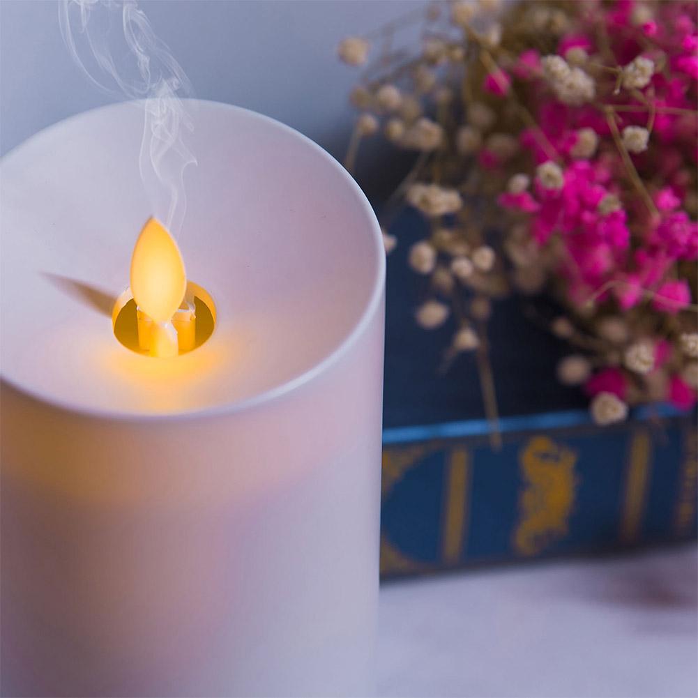Home Mini Simulate Candle Shape Aromatherapy Air Humidifier