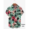 Мужская рубашка с принтом в тропическом гавайском пляжном стиле, свободная повседневная рубашка с короткими рукавами, новинка 2025 года, цветочный топ 2020 года
