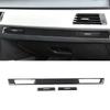 Для BMW 3 серии E90 E92 E93 2005 - 2011 2012 Автомобильная центральная консоль Панель приборной панели пассажира Декоративная полоса Крышка подстаканника Рамка Отделка