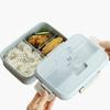 Microwave Lunch Box Wheat Straw Dinnerware Food Storage Container Children Kids School Office Portable Bento Box