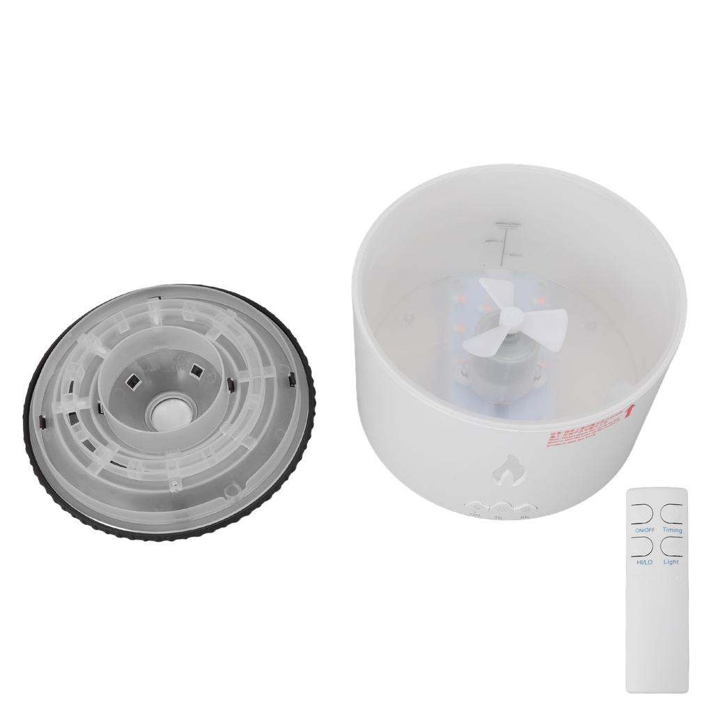 Ароматический диффузор Flame Seajelly, распыляющий увлажнитель, дымовое кольцо с дистанционным управлением, черный, трещиноватый, синий